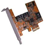 Cablematic - Adaptateur PCI-Express á SATA2 RAID Flex-ATX (2 INT)