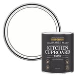 Rust-Oleum White Kitchen Cupboard Paint in Matt Finish - Chalk White 750ml