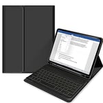 Tech-Protect SC Pen - Étui pour Tablette avec Clavier, Étui Robuste avec Espace Stylet, Étui avec Fonction Support | Compatible Apple iPad Pro 11 2020/2021 | Noir
