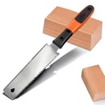 SURFOU Scie Japonaise Menuisier Fine, Bois Lame, Ryoba Mini, Outils Menuiserie Japonais Petite Precision Scie+japonaise Pour Coupe Arboricole Outillage Double Egoine Tranchant Dents
