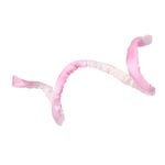 Spiral Lock Hair Tie Tie Dye Pink Men Women Bendable Dreadlocks Hair Tie GFL