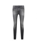 Diesel Mens D-Reeft-Jogg 009SU Jeans - Black Cotton - Size 32W/30L