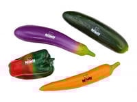 NINO PERCUSSION NINOSET101 Vegetable shaker-set. 4 delar