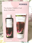 Korres The Golden Passion Fruit Body Milk Cream Body Wash Cleanser Gift Set