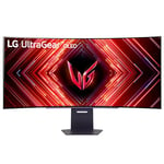 LG UltraGear Curved OLED Gaming Monitor 45GS95QE, 45 inch, 1440p, 240Hz, 0.03ms Response Time, HDR 10, NVIDIA G-Sync & AMD FreeSync compatible, Smart Energy Saving, DisplayPort, HDMI
