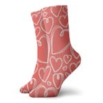 Kevin-Shop Men's And Women Socks- Happy Valentine's Day Colorful Funny Novelty Crew Socks