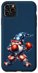 iPhone 11 Pro Max America Gnome Dad In Retro Boxing Shoes For Patriotic Boxer Case
