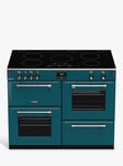 Stoves Richmond Deluxe S1100Ei 110cm Induction Electric Range Cooker Kingfisher Teal