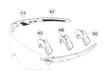 Oakley Encoder Nose Pad Svart 56