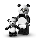 LEGO Panda Guy & Accessories - The LEGO Movie Series 1 - Brand New