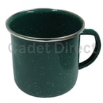Highlander Deluxe Enamel Mug, Green