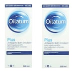Oilatum Plus Antiseptic Bath Emollient 500ml - Pack 2