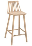 Hans K - ZigZag Barstol 63cm Blond Ask