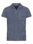 Berry Frottéskjorta Steel Blue (XXL)