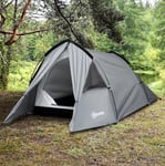 Outdoor Camping Dome Tent Porch 2Person Portable Hiking Backpacking Shelter Unit