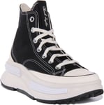 Converse A00869C Run Star Legacy Cx Hi Unisex Trainer In Black White Size UK 3-6