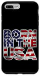 iPhone 7 Plus/8 Plus Proud Born In The USA Novelty Graphic Tees & Cool Designs Case