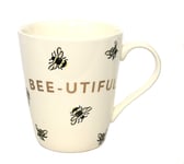 Cath Kidston China Stanley Bumble Bee Mug 400ml in Off White