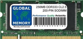 256MB DDR 333MHz PC2700 200-PIN SODIMM MEMORY RAM FOR IMAC G4 DDR FLAT PANEL