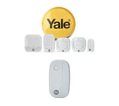 Yale Sync IA-320 Smart Alarm Kit & Door and Window Sensor Bundle, White