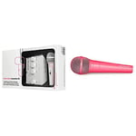 Lucky Voice Karaoke Machine - Home Singing Machine with Microphone that’s Perfect Fun for Adults, Kids and Families - Compatible with Mac, PC, iOS and Android Devices & PG522 Spare Microphone - Pink