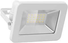 Goobay LED udendørs projektør, 20 W med 1700 lm, neutralt hvidt lys (4000 K) og M16 kabelforskruning, egnet til udendørs brug (IP65)