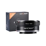 K&F Concept Mount Converter Nikon Mount Lens - Sony E Mount Camera  #06.068 (UK)