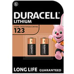 Duracell High Power Lithium 123 Battery 3V, pack of 2 (CR123 / CR123A / CR17345) designed for use in Arlo cameras, sensors, keyless locks, photo flash and flashlights