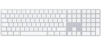 Apple Magic Keyboard with Numeric Keypad (Wireless, Rechargable) - German - Silver