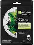Pure Charcoal And Algae Sheet Mask Purifying And Hydrating Face Mask With Hyalu
