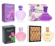 4 x 100ml Woman’s Perfume (EDP) Spray Gift Pack Long- Lasting Fragrance Set