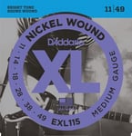 Daddario EXL115 gitarrsträngar (medium, 11-49)