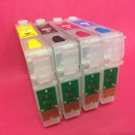 Refilable Empty Ink Cartridges For Epson Workforce 2711-2714 WF 7110DTW 7610DWF