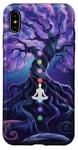 Chakra Méditation Arbre Nature Univers Éléments Coque pour iPhone XS Max
