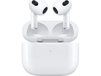 Apple AirPods - 3. sukupolvi - aidot langattomat kuulokkeet mikrofonilla. - korvapää - Bluetooth - valkoinen | Lightning latauskotelo