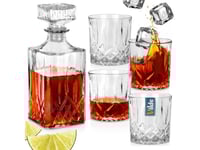 Vilde Glaskaraff Och Whiskyglas 900 Ml + 4X300 Ml 5 El.