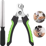 Qazxsw Clipper Animal Claws Scissor Cut Set Kit Stay Dog Nail Clippers Stainless Steel Claw Cutters for Dogs Cats Birds
