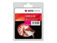 AgfaPhoto - 15.5 ml - magenta - kompatibel - bläcktank (alternativ för: Canon 0622B001, Canon CLI-8M) - för Canon PIXMA iP3500, iP4500, MP510, MP520, MP610, MP960, MP970, MX700, MX850, Pro9000