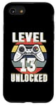 iPhone SE (2020) / 7 / 8 Gamer Level 13 Unlocked Video Game 13rd Birthday Boys Girls Case