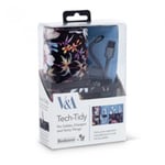 V & A Bookaroo Tech-Tidy Kilburn Black Floral