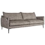 Burhéns Alizee 3-sits soffa tyg beige/grön/brun B232 cm