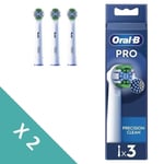 Oral-B Pro Precision Clean 4 Brossettes Pour Brosse À Dents - Lot de 2