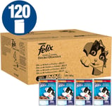 Felix As Good As It Looks Doubly Delicious Cat Food, Mixed Meat, 100 120