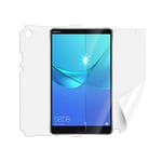 Screen Shield Screen Protector for Huawei MediaPad M5 8.4 [Pack of 2] - Full Cover of the Display and Back - Bubble-, Durable, Flexible and Self-Healing Against Micro Scratches - No Tempered Glass