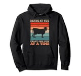 Driving my Wife crazy one animal at time Funny Farm Girl Pullover Hoodie