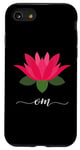 Coque pour iPhone SE (2020) / 7 / 8 Symbole du lotus, hindouisme om