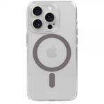 holdit iPhone 15 Pro Skal MagSafe Case Space Gray Transparent