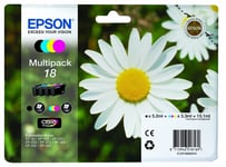 Epson 18 XP30 XP202 XP302 XP-405 Ink Cartridges Black Cyan Magenta Yellow 4 Set