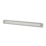 LogiLink PN111G Panneau de Store perforé 1 HE en tôle d'acier de 1,2 mm pour recouvrir Les Panneaux vides dans Une Armoire de 48,3 cm, Gris