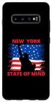 Coque pour Galaxy S10+ New York State of mind New York City Drapeau américain